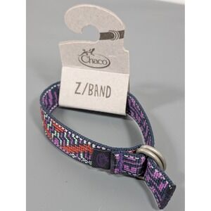 Chaco Z Band Bracelet Wicker Violet Purple Red Green Adjustable Nylon Cord NWT